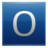 Letter O blue Icon